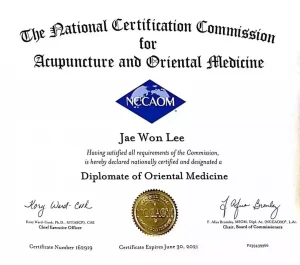 Certificate #0 of Ли Дже Вон